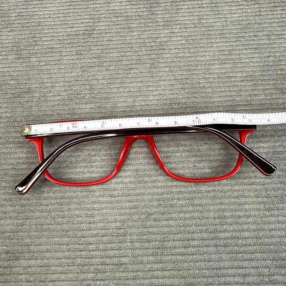 Revlon Kinley‎ Red Black Rectangular Reading Glasses